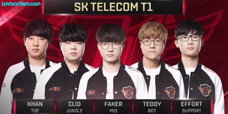 K Telecom T1 (now known as T1) - One of best team are usually on the list to participate in League of legends e-sports tournament